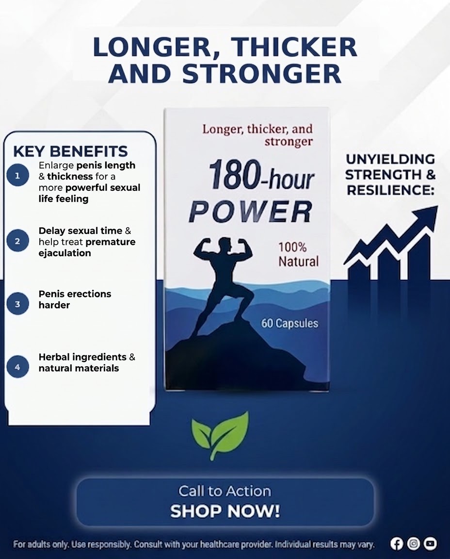 180-Hour Power key benefits: longer, thicker and stronger